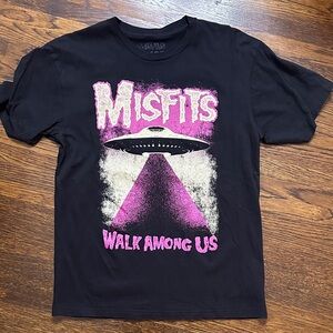 Misfits Black Graphic T-Shirt